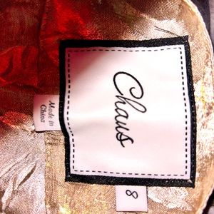 Gold and oriental style over button shirt